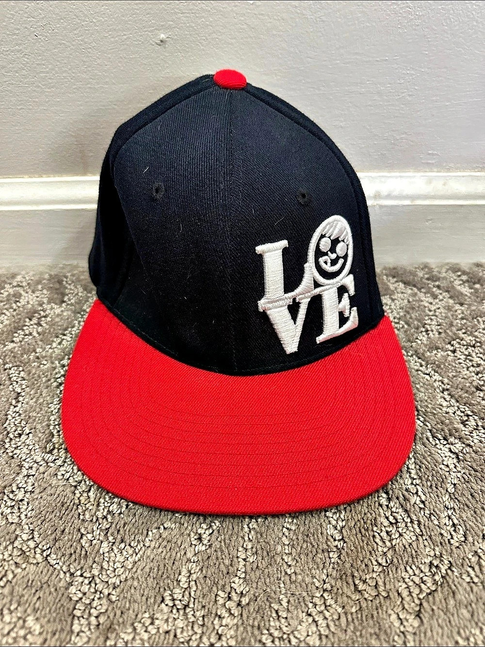 Neff Love Hat Black & Red Snapback